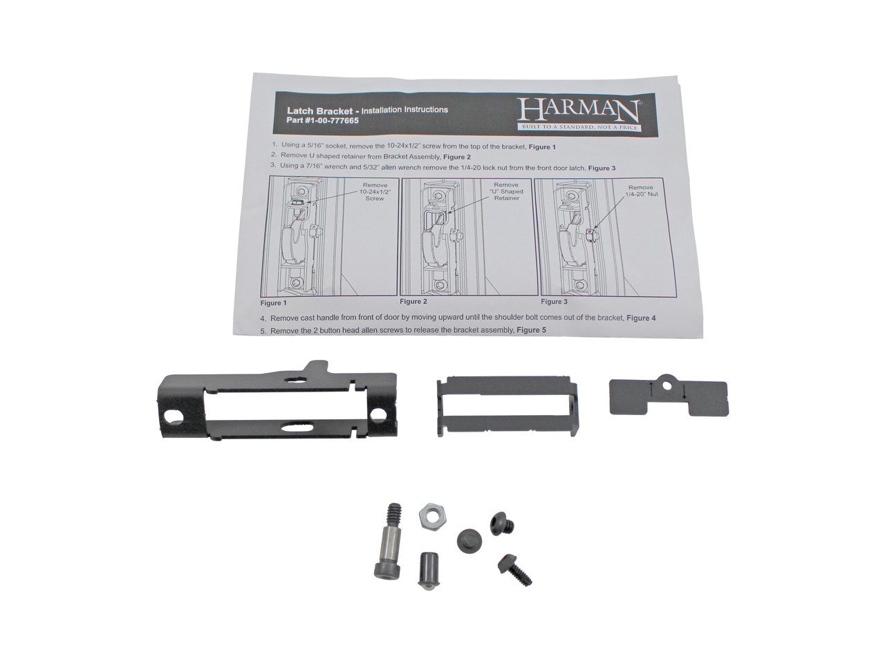 Harman Absolute43 & Absolute63 Load Door Latch Bracket with Hardware (1-00-777665)