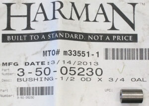 Harman SMS Steel Sleeve Bushing (3-50-05230)