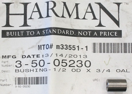Harman SMS Steel Sleeve Bushing (3-50-05230)